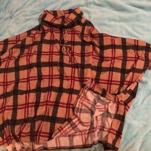 Turtle neck open sweater